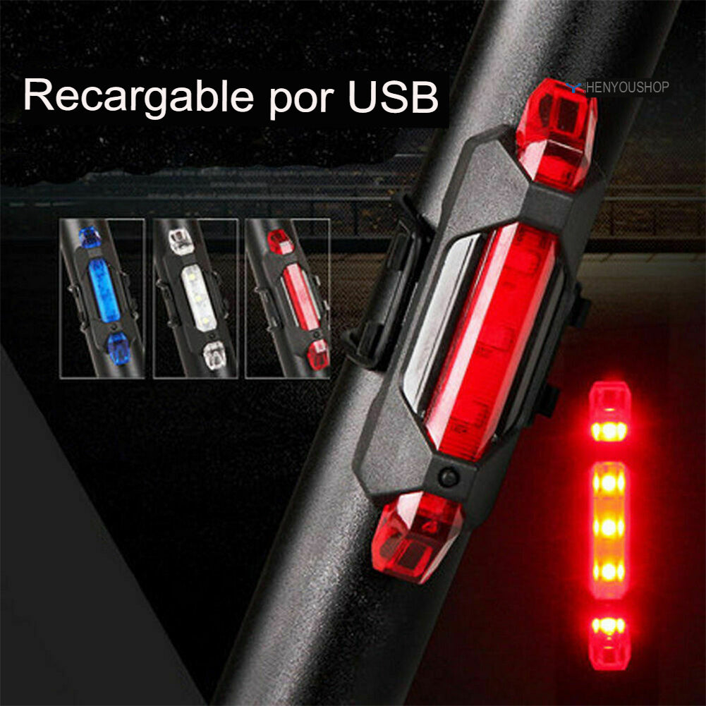 LUZ LED RECARGABLE BICI caja*