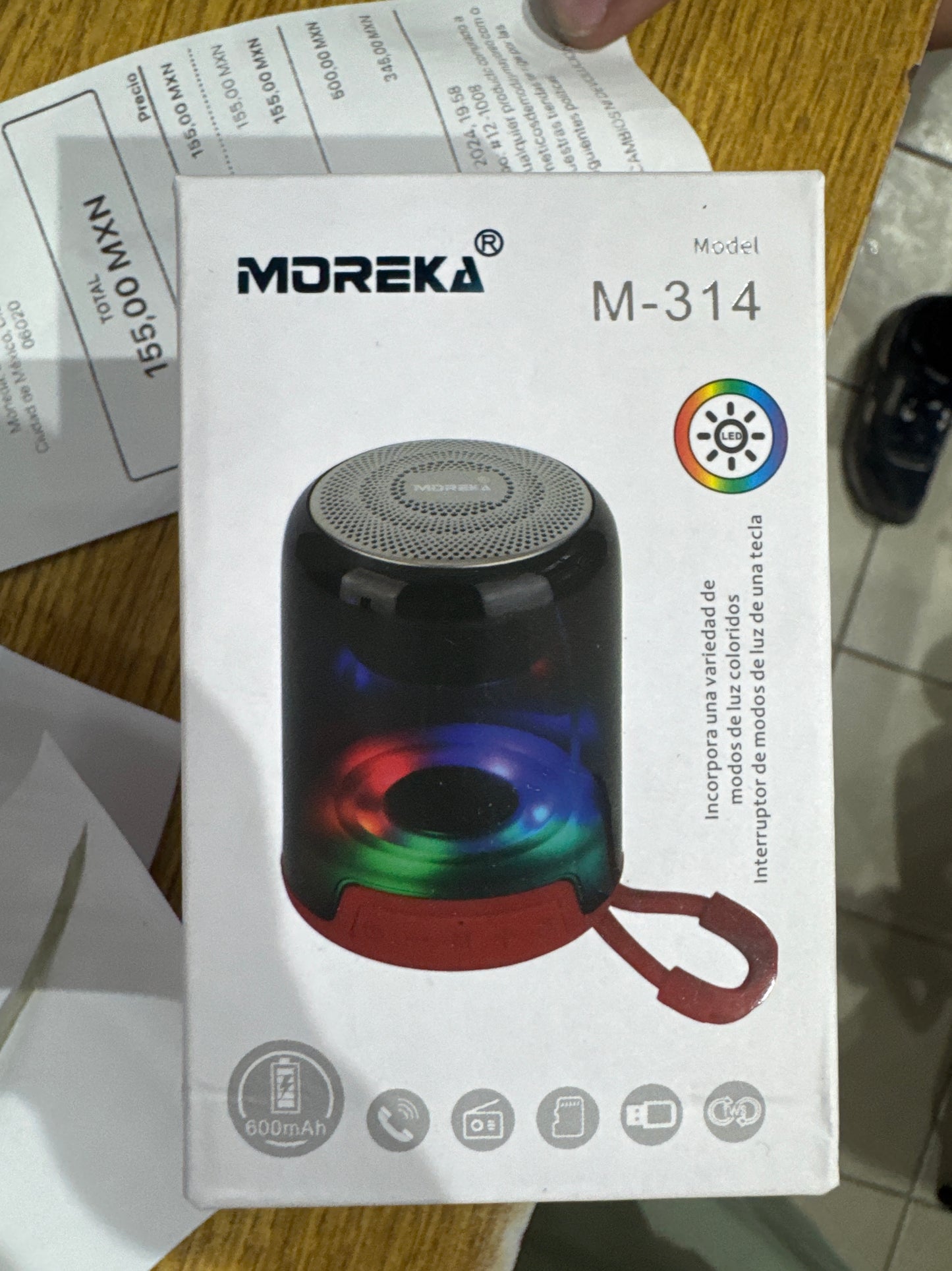 bocina M-314 moreka RGB