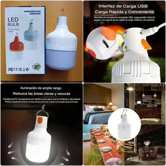 FOCO DE EMERGENCIA GANCHO LED BULB