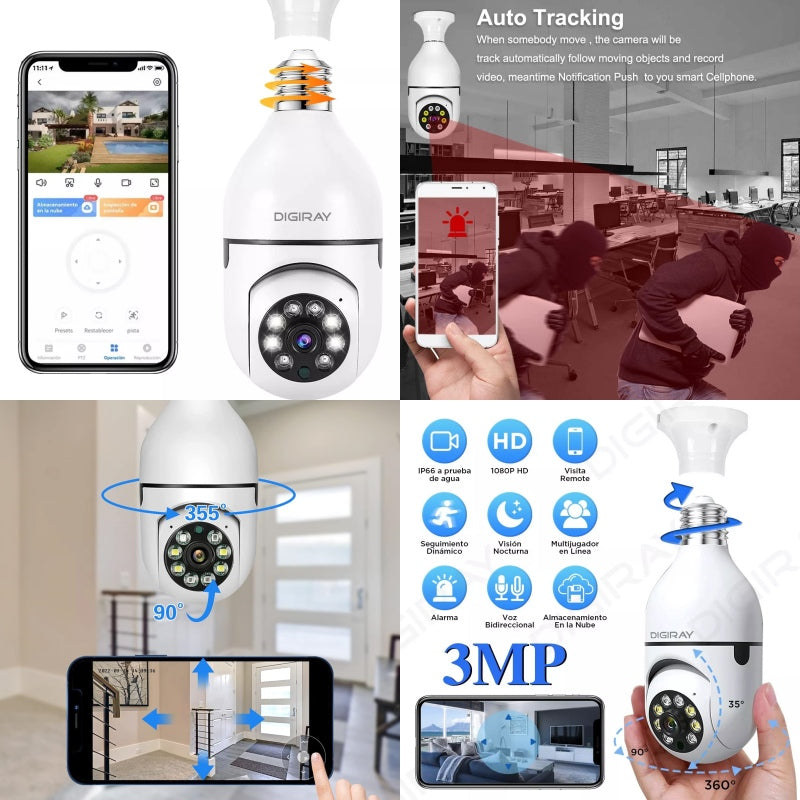 CAMARA 360 FOCO SOCKET APP